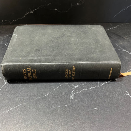 nave's topical bible a digest of the holy scriptures book, by orville j. nave, 1970 Leather image 1