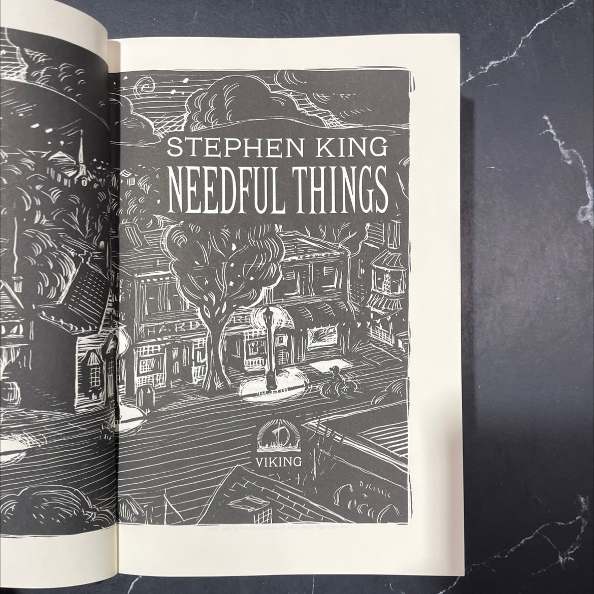 needful things book, by Stephen King, 1991 Hardcover image 2