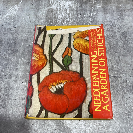needlepainting a garden of stitches book, by Eszter Haraszty and Bruce David Colen, 1974 Hardcover image 1