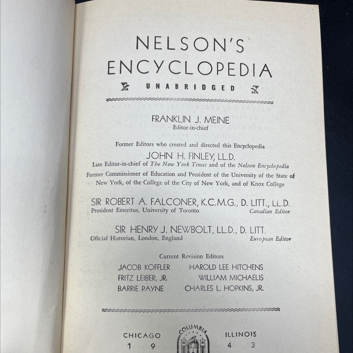 nelson's encyclopedia unabridged book, by franklin j. meine, 1940 Hardcover image 2
