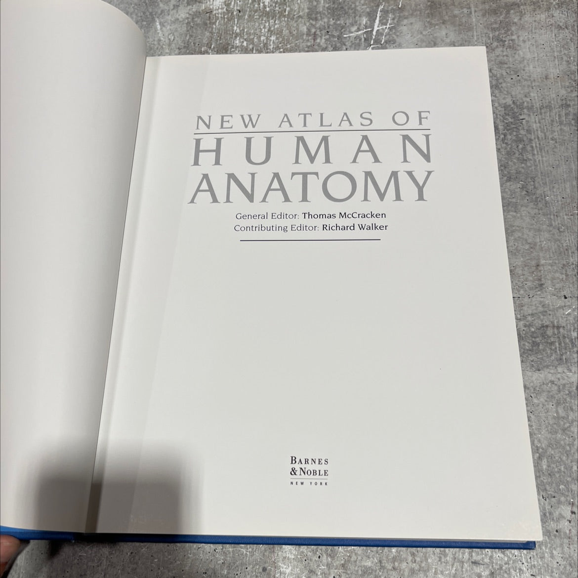 new atlas of human anatomy book, by Thomas McCracken, 1999 Hardcover image 2