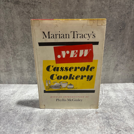 new casserole cookery book, by Marian Tracy, 1968 Hardcover image 1