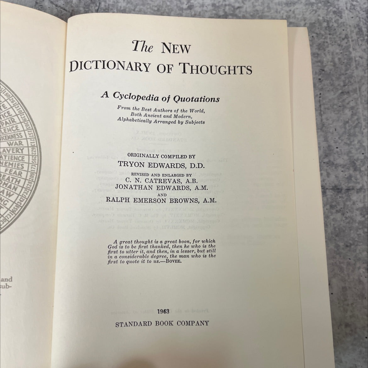 new dictionary of thoughts a cyclopedia of quotations from the best authors of the world both ancient and modern image 2
