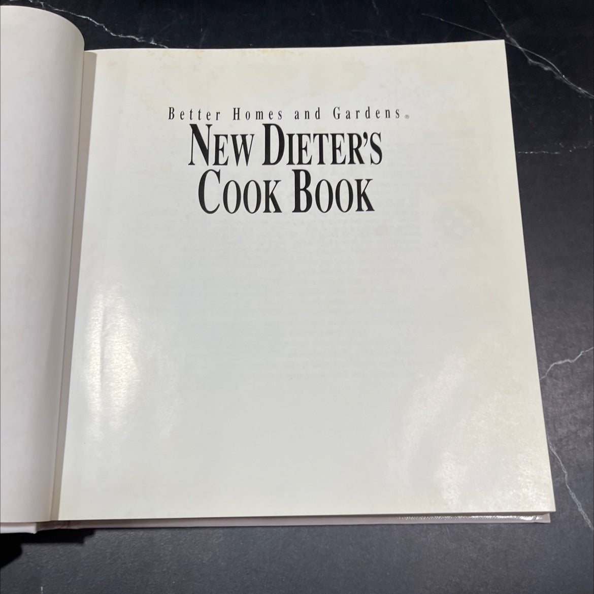 new dieter's cook book book, by unknown, 1992 Hardcover image 2