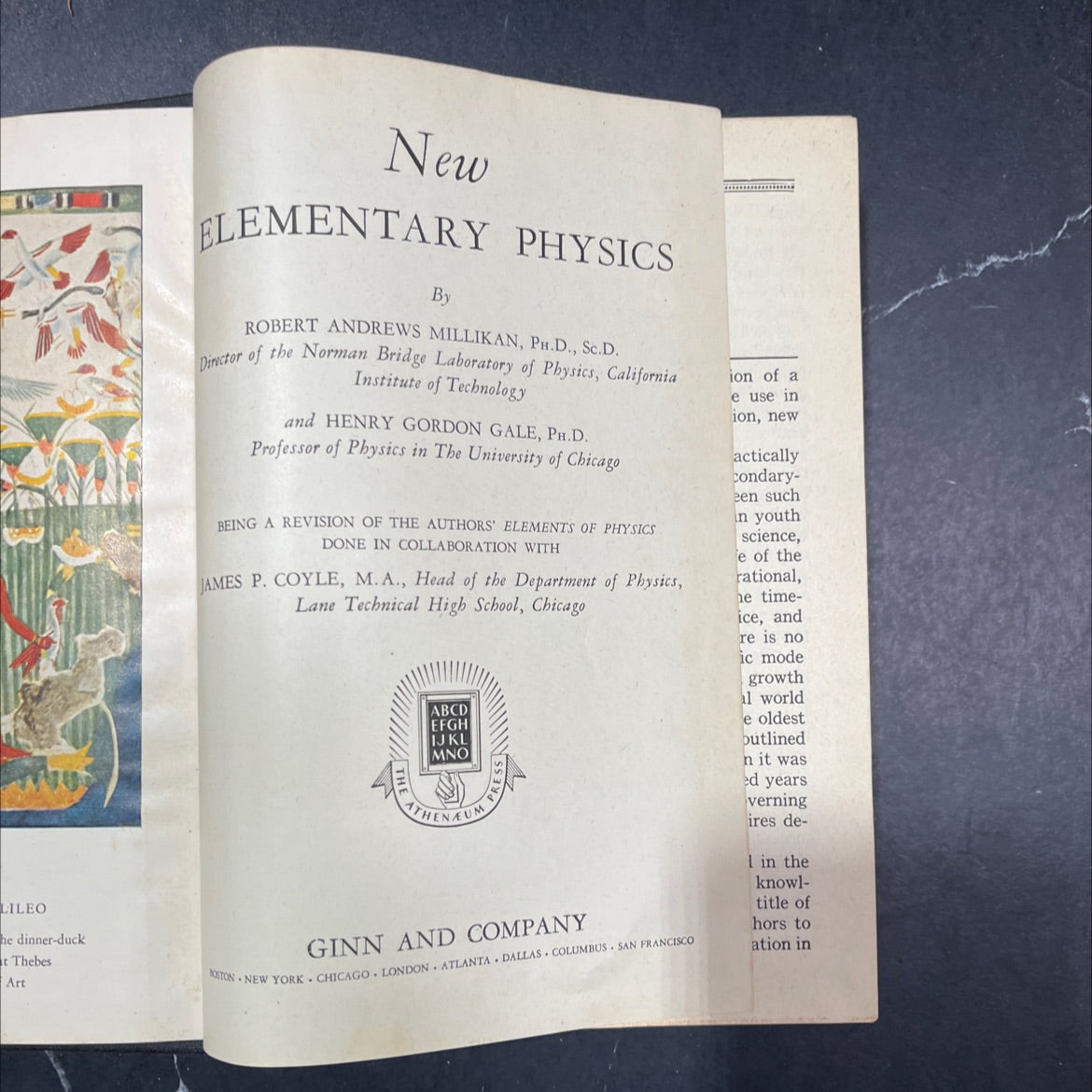 new elementary physics book, by robert andrews millikan, henry gordon gale, 1944 Hardcover image 2