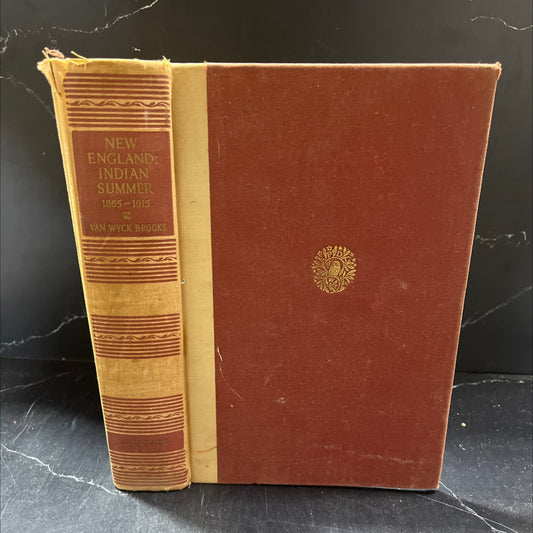new england: indian summer, 1865-1915 book, by van wyck brooks, 1940 Hardcover image 1