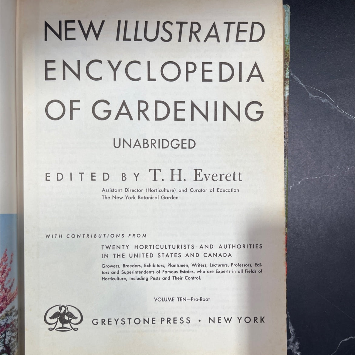 new illustrated encyclopedia of gardening unabridged book, by t. h. everett, 1960 Hardcover image 2