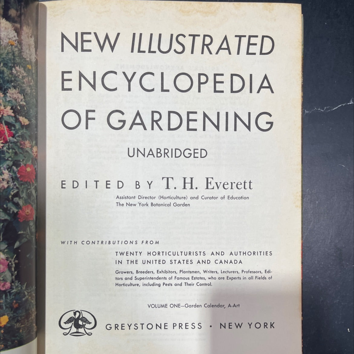new illustrated encyclopedia of gardening unabriged book, by t. h. everett, 1960 Hardcover image 2