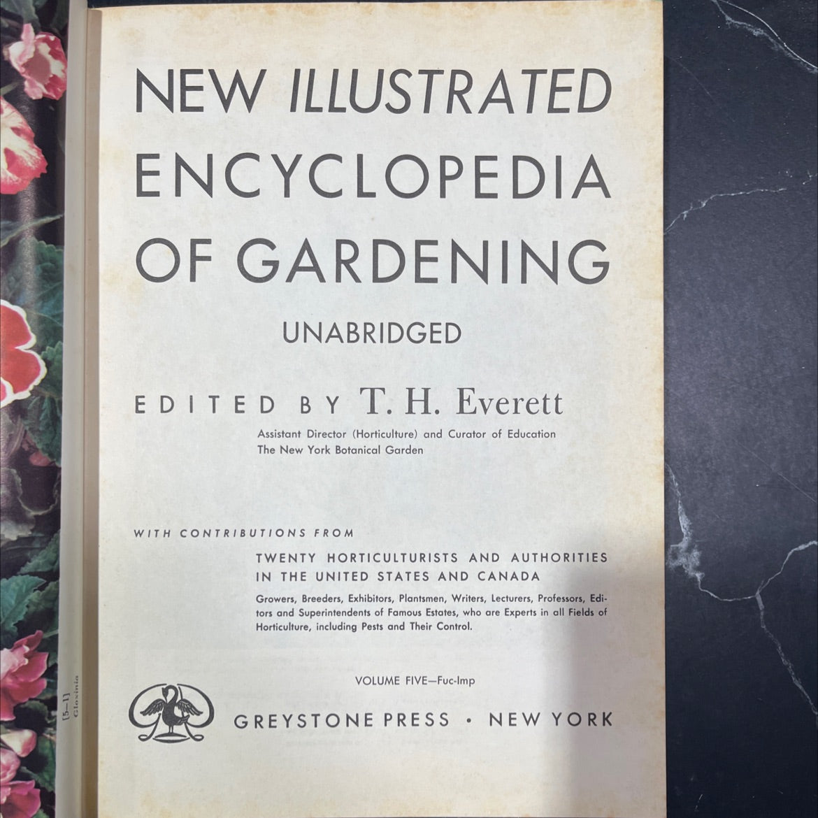 new illustrated encyclopedia of gardening unabriged book, by t. h. everett, 1960 Hardcover image 2