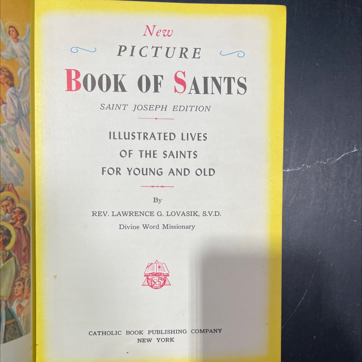 new picture book of saints saint joseph edition illustrated lives of the saints for young and old book, by rev. image 2