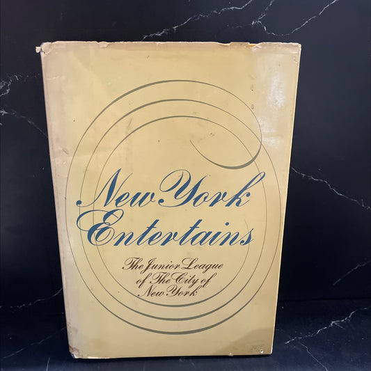new york entertains book, by junior league of the city of new york, 1974 Hardcover image 1