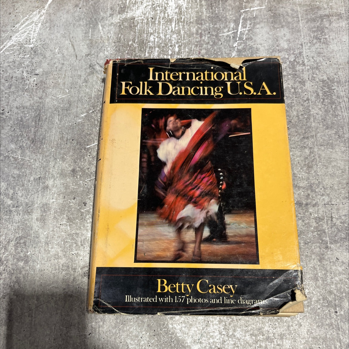 ng international folk dancing u.s.a. book, by betty casey, 1981 Hardcover image 1