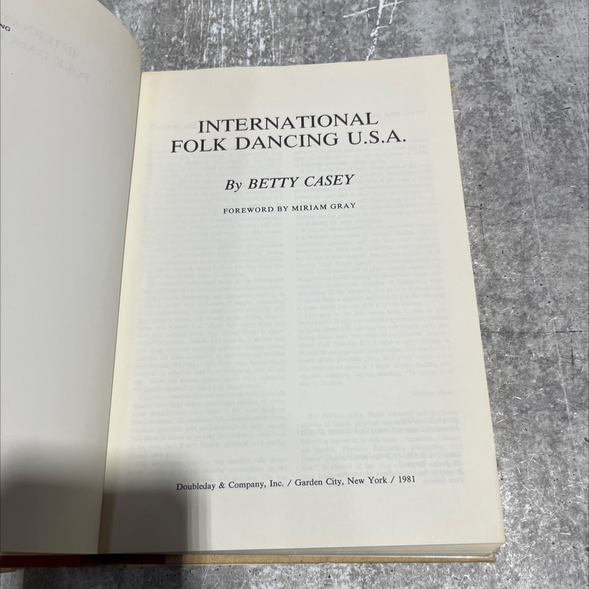 ng international folk dancing u.s.a. book, by betty casey, 1981 Hardcover image 2