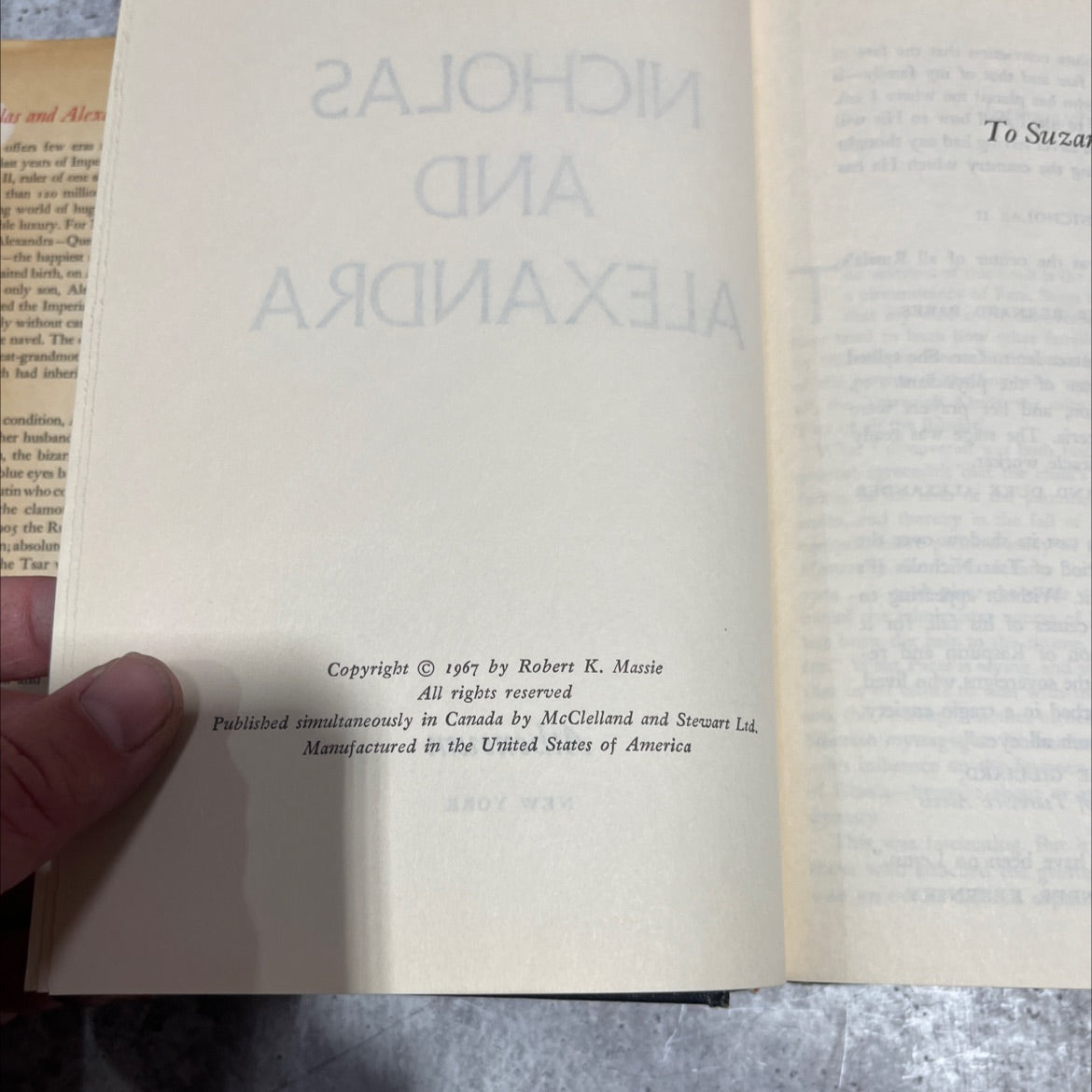 nicholas and alexandra book, by Robert K. Massie, 1967 Hardcover image 3
