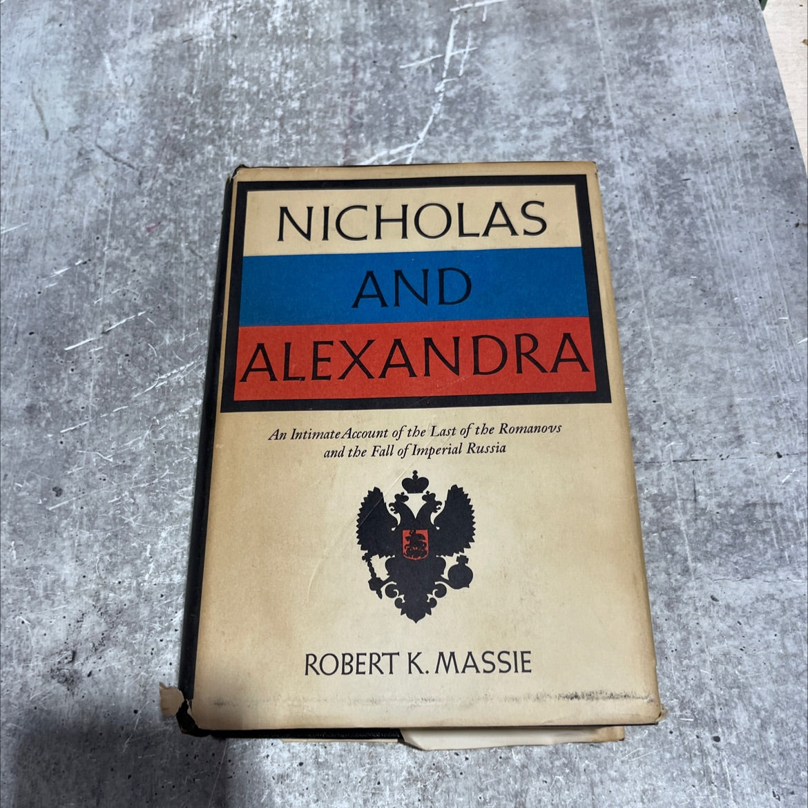 nicholas and alexandra book, by Robert K. Massie, 1967 Hardcover image 1