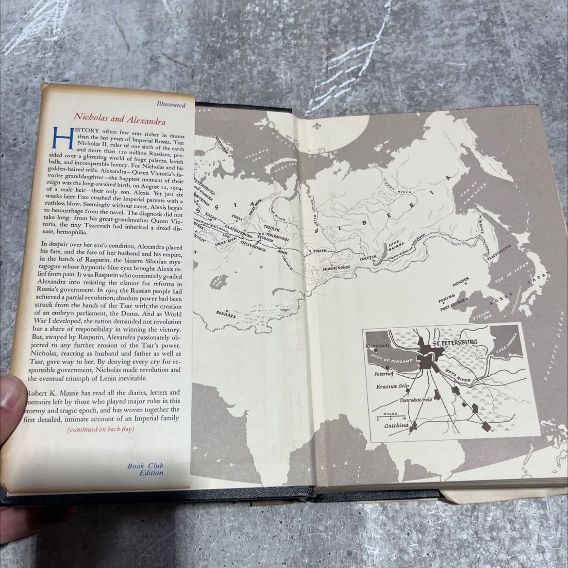nicholas and alexandra book, by Robert K. Massie, 1967 Hardcover image 4