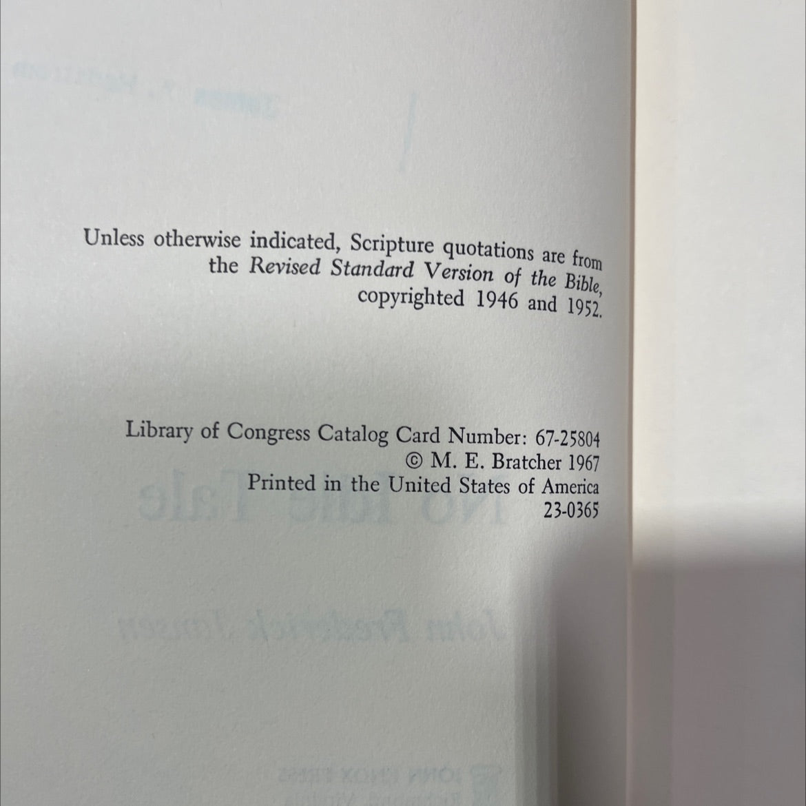 no idle tale book, by James A. Hedstrom, 1967 Hardcover image 3