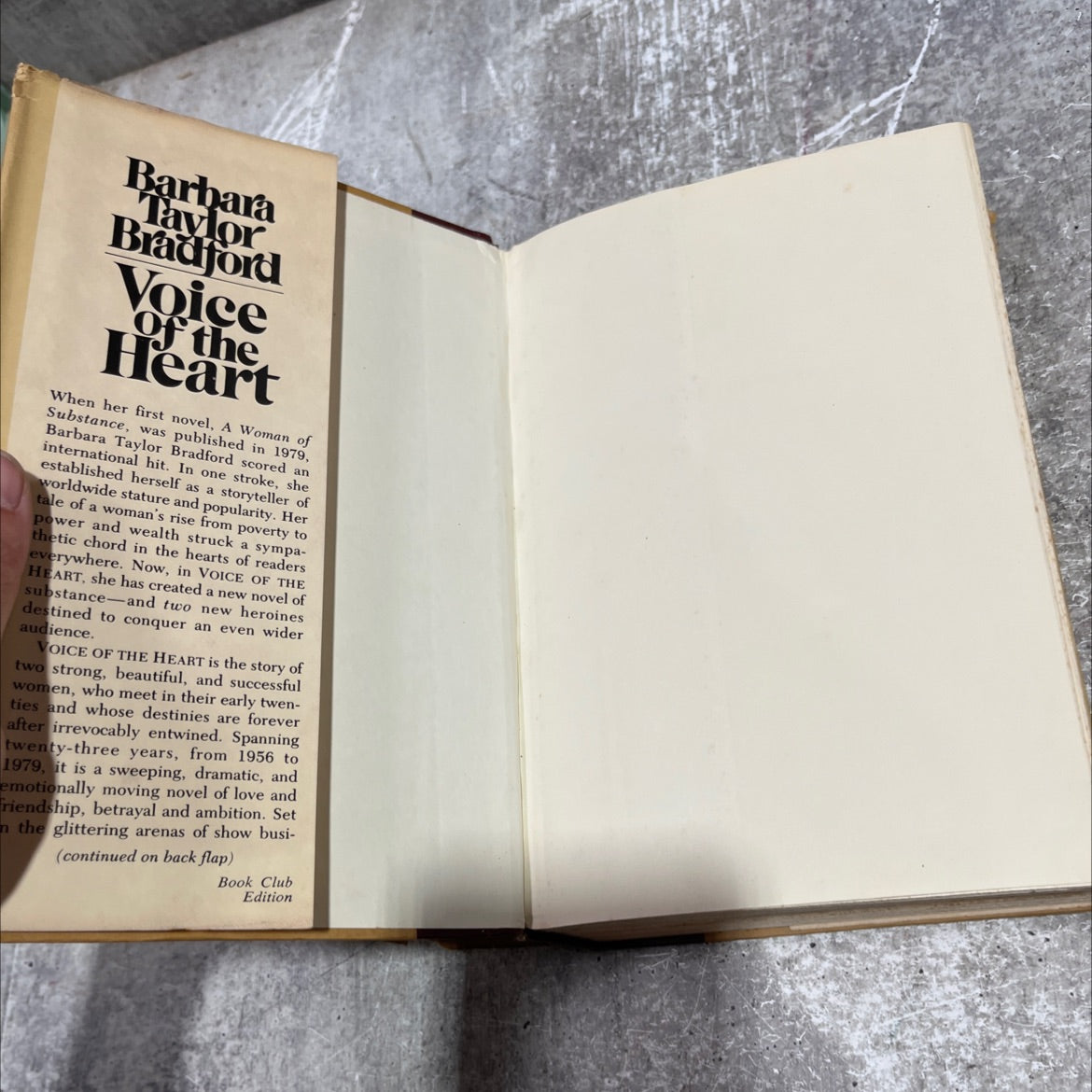 no of substance book, by barbara taylor bradford, 1979 Hardcover image 4