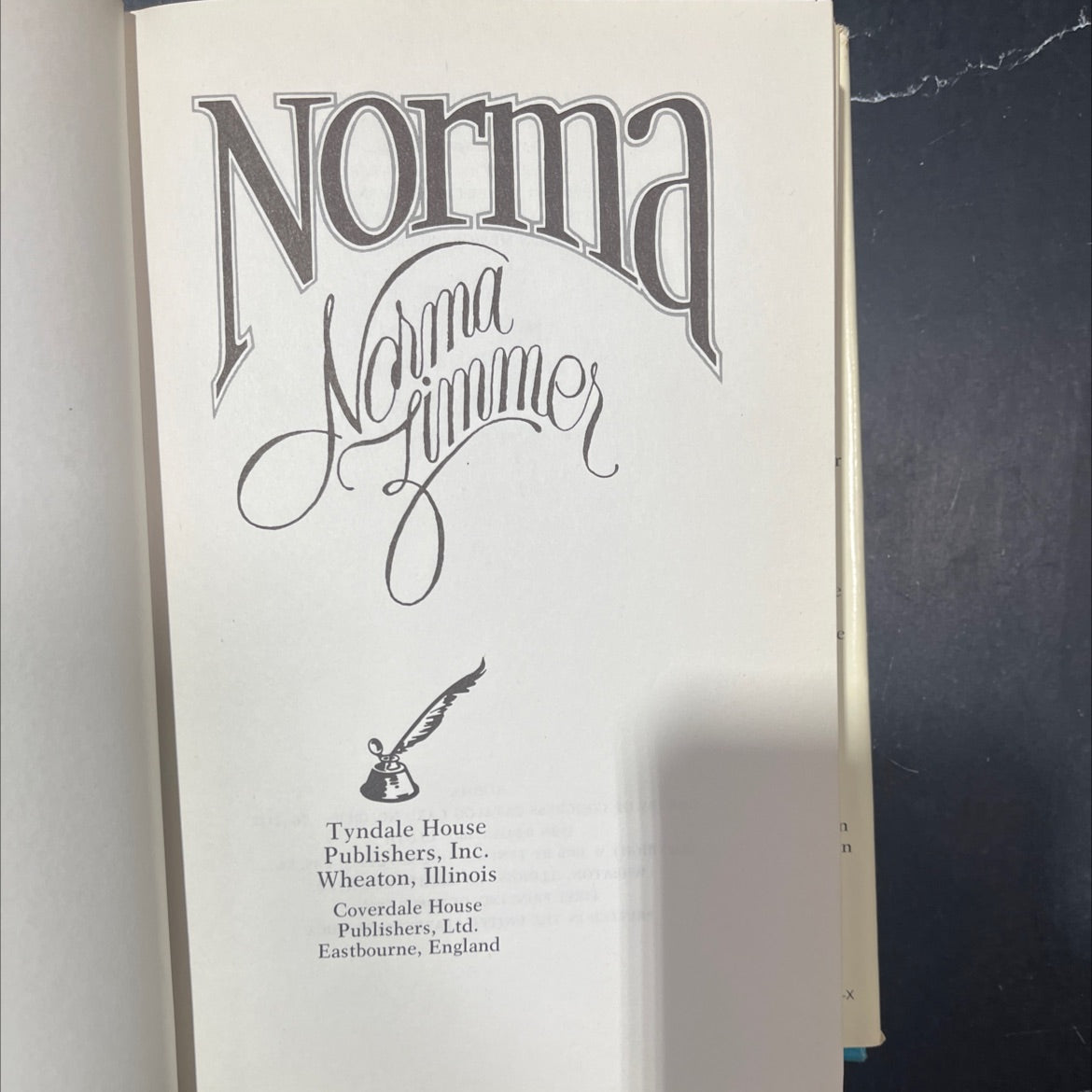 norma book, by unknown, 1976 Hardcover image 2