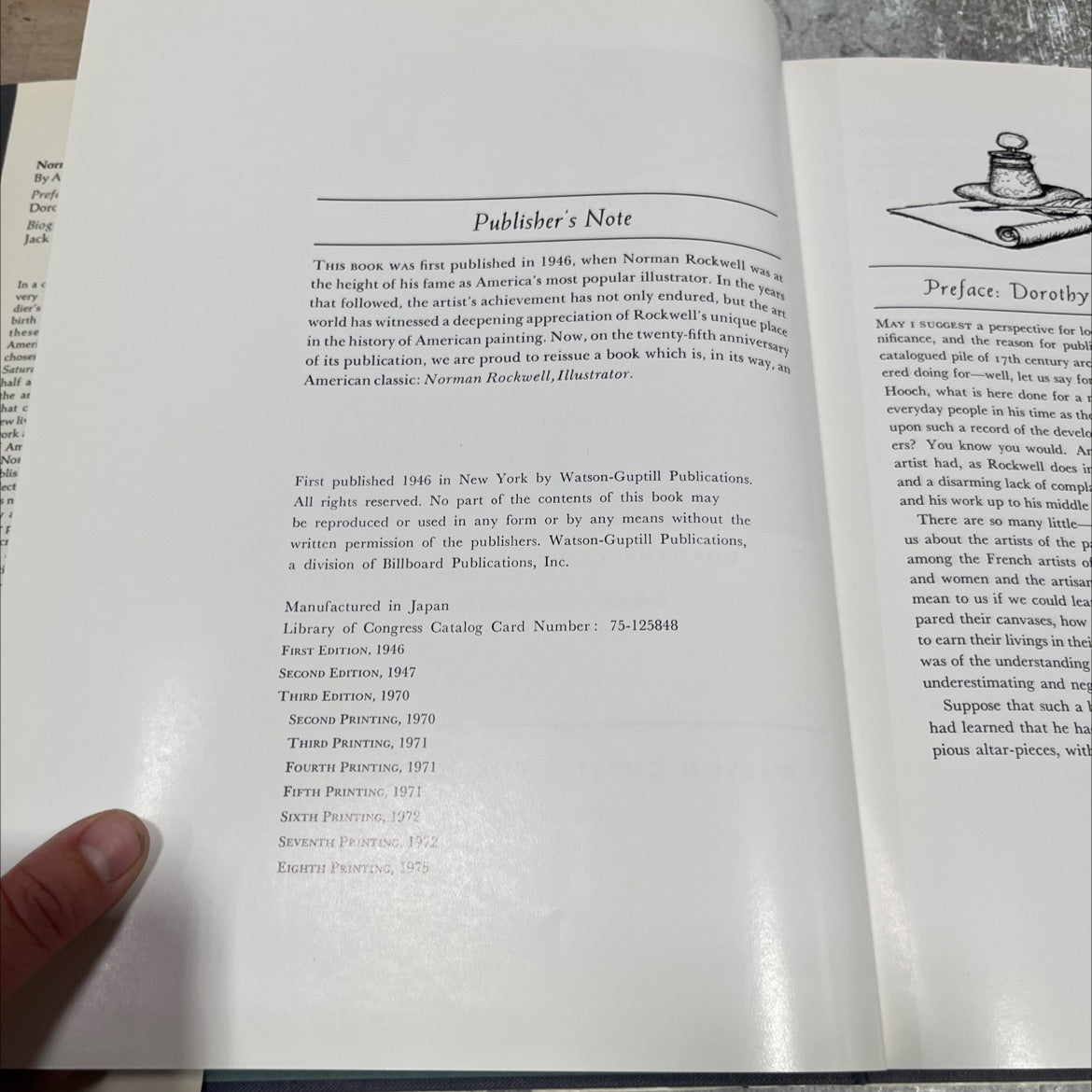 norman rockwell illustrator book, by arthur l. guptill, 1975 Hardcover image 3
