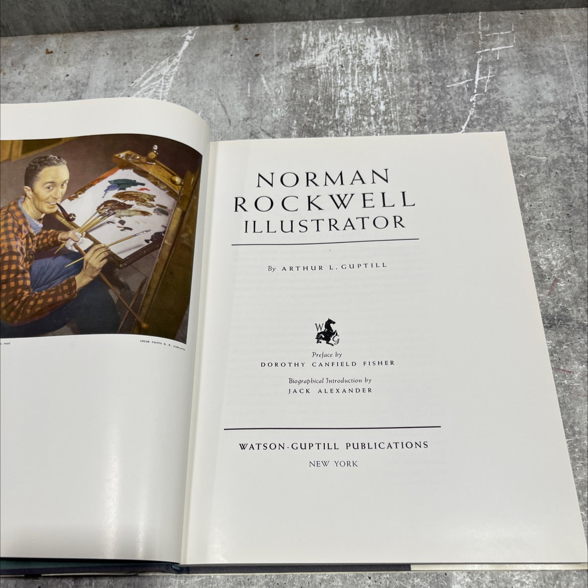 norman rockwell illustrator book, by arthur l. guptill, 1975 Hardcover image 2