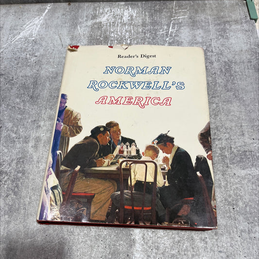 norman rockwell's america book, by christopher finch, 1976 Hardcover image 1