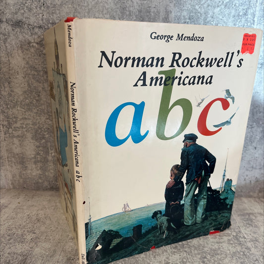 norman rockwell's americana a b c book, by george mendoza, 1975 Hardcover, Vintage image 1