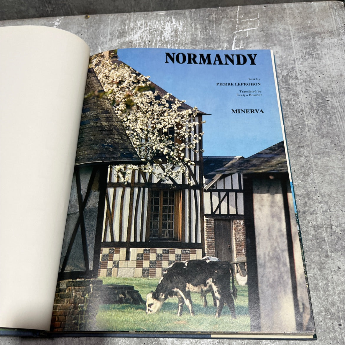 normandy book, by pierre leprohon, 1982 Hardcover image 2