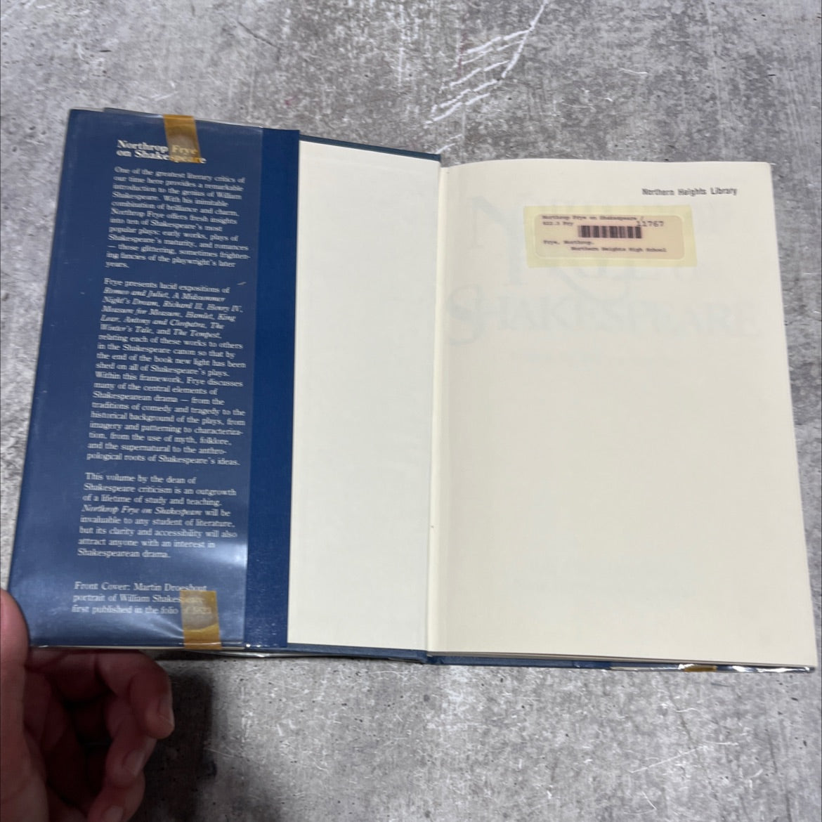 northrop frye on shakespeare book, by northrop frye, 1986 Hardcover image 4