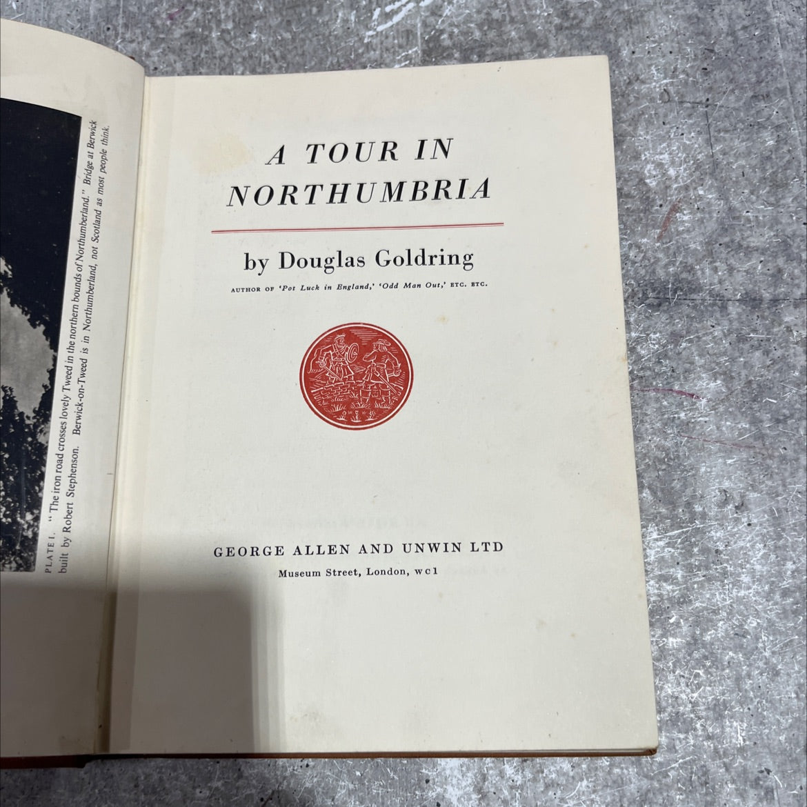 northumbria a tour in author of 'pot luck in england,' 'odd man out,' etc. etc. book, by douglas goldring, 1943 image 2
