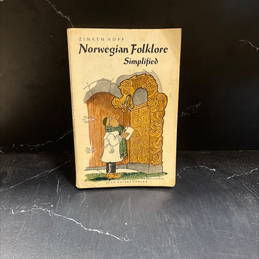 norwegian folklore simplified book, by zinken hopp, 1974 Hardcover image 1