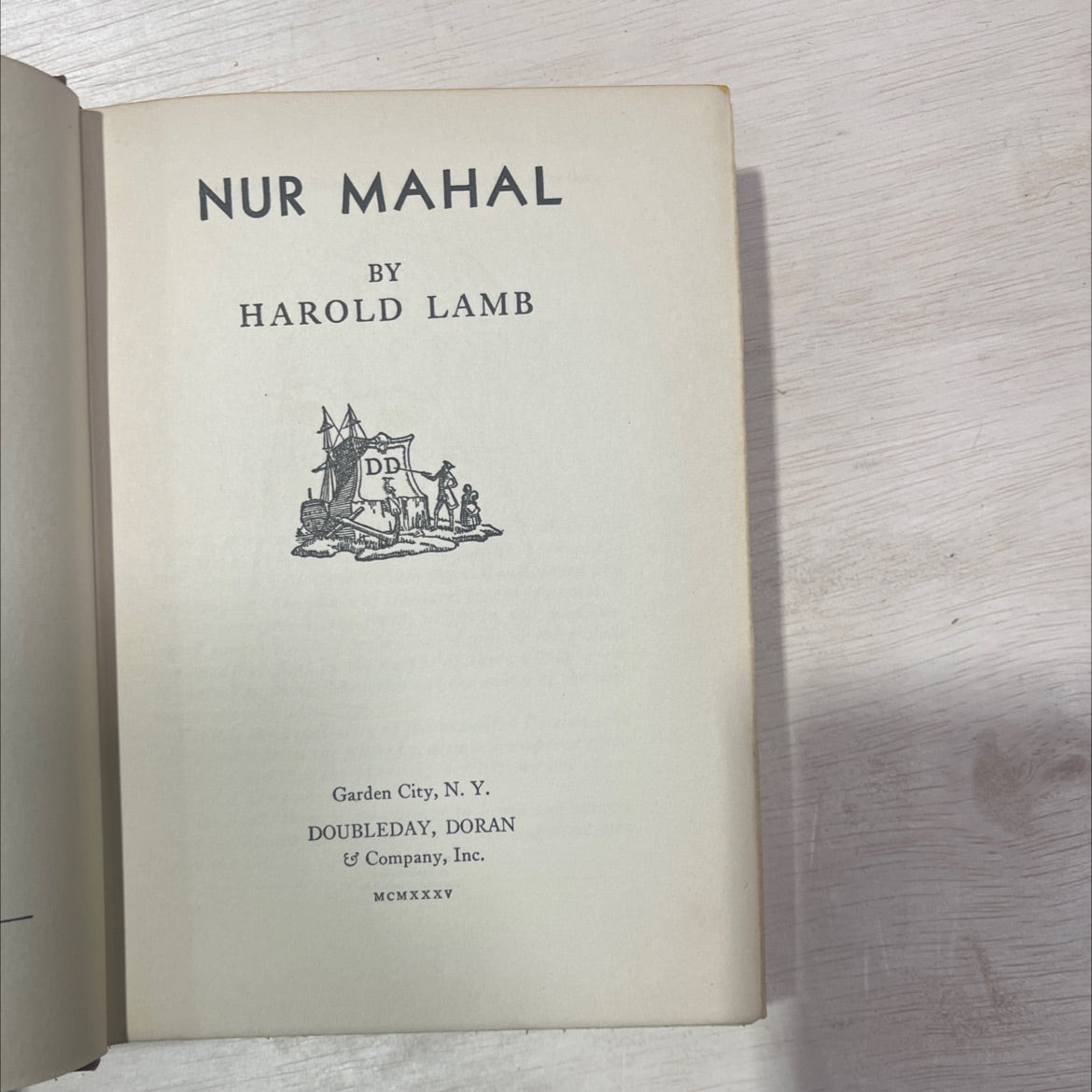 nur mahal book, by harold lamb, 1935 Hardcover, Antique image 2