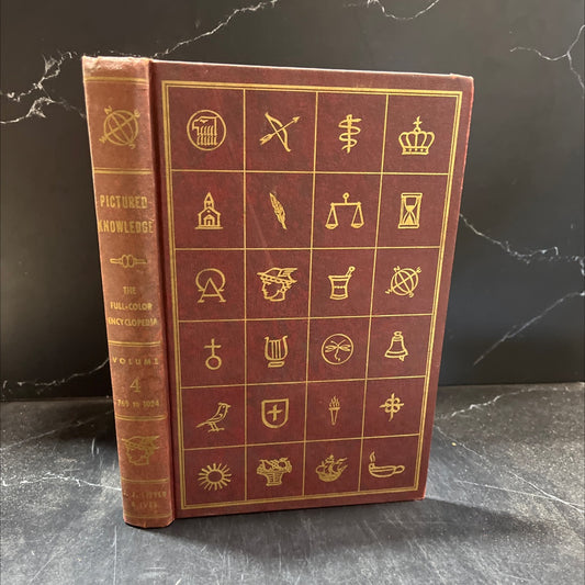 o pictured knowledge the full-color illustrated encyclopedia for the family book, by franklin dunham, 1957 Hardcover image 1