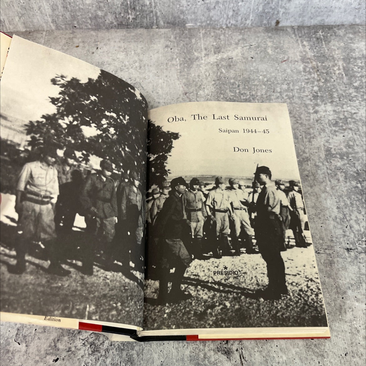 oba, the last samurai saipan 1944-45 book, by don jones, 1986 Hardcover image 2