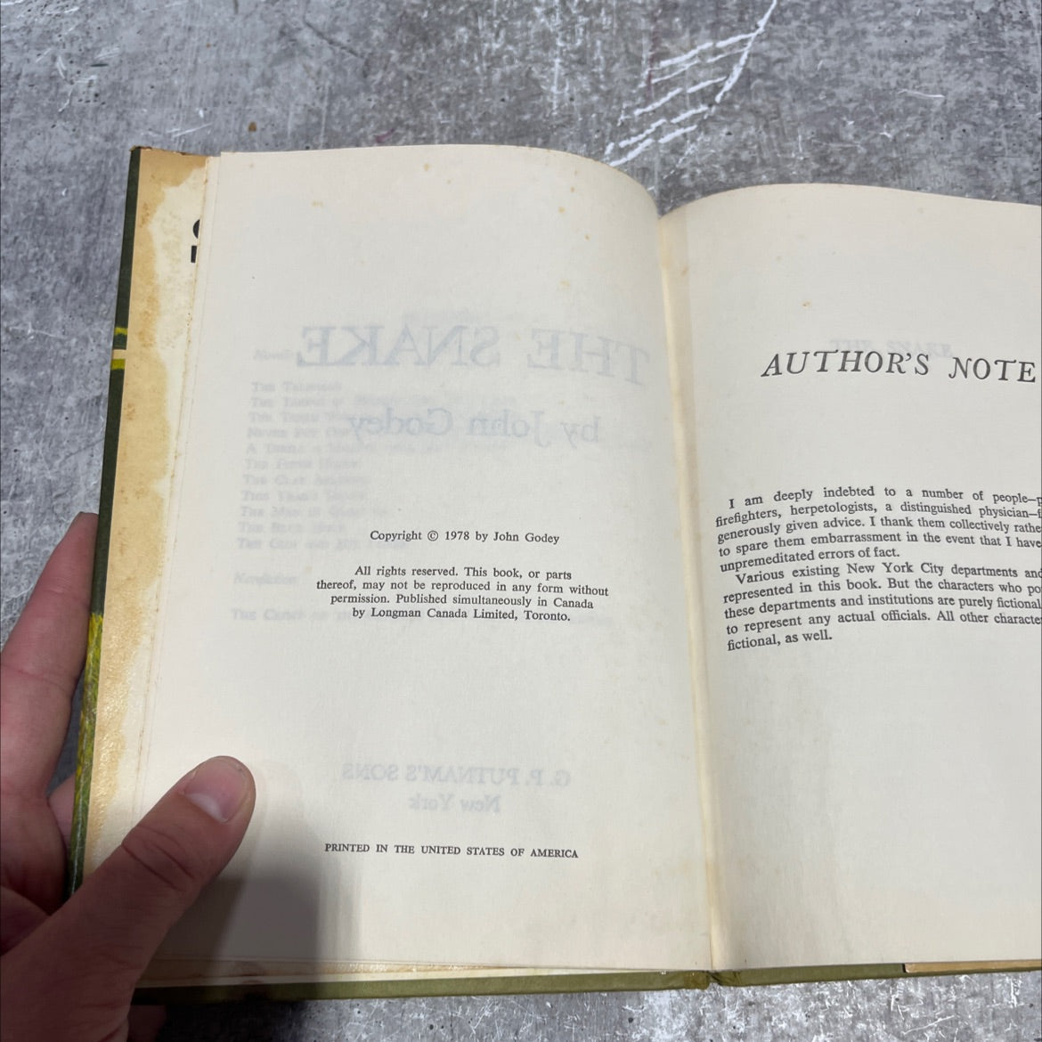 odey ee me you can kill today the snake book, by John Godey, 1978 Hardcover image 3