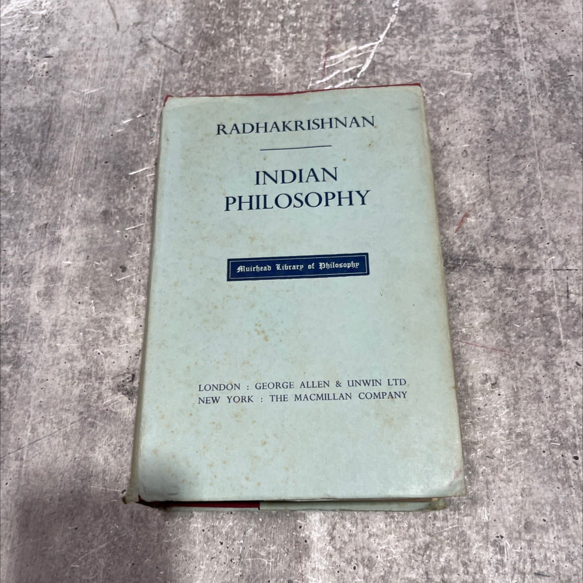 of faith and western philosophy book, by sarvepalli radhakrishnan, 1965 Hardcover image 1