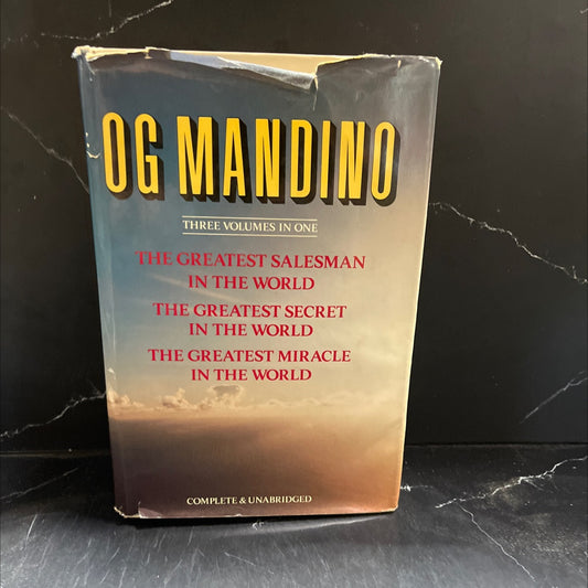 og mandino three volumes in one book, by Og Mandino, 1985 Hardcover image 1