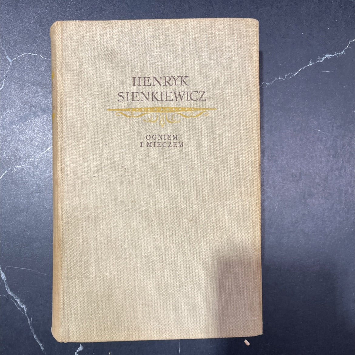 ogniem i mieczem book, by henryk sienkiewicz, 1958 Hardcover image 1
