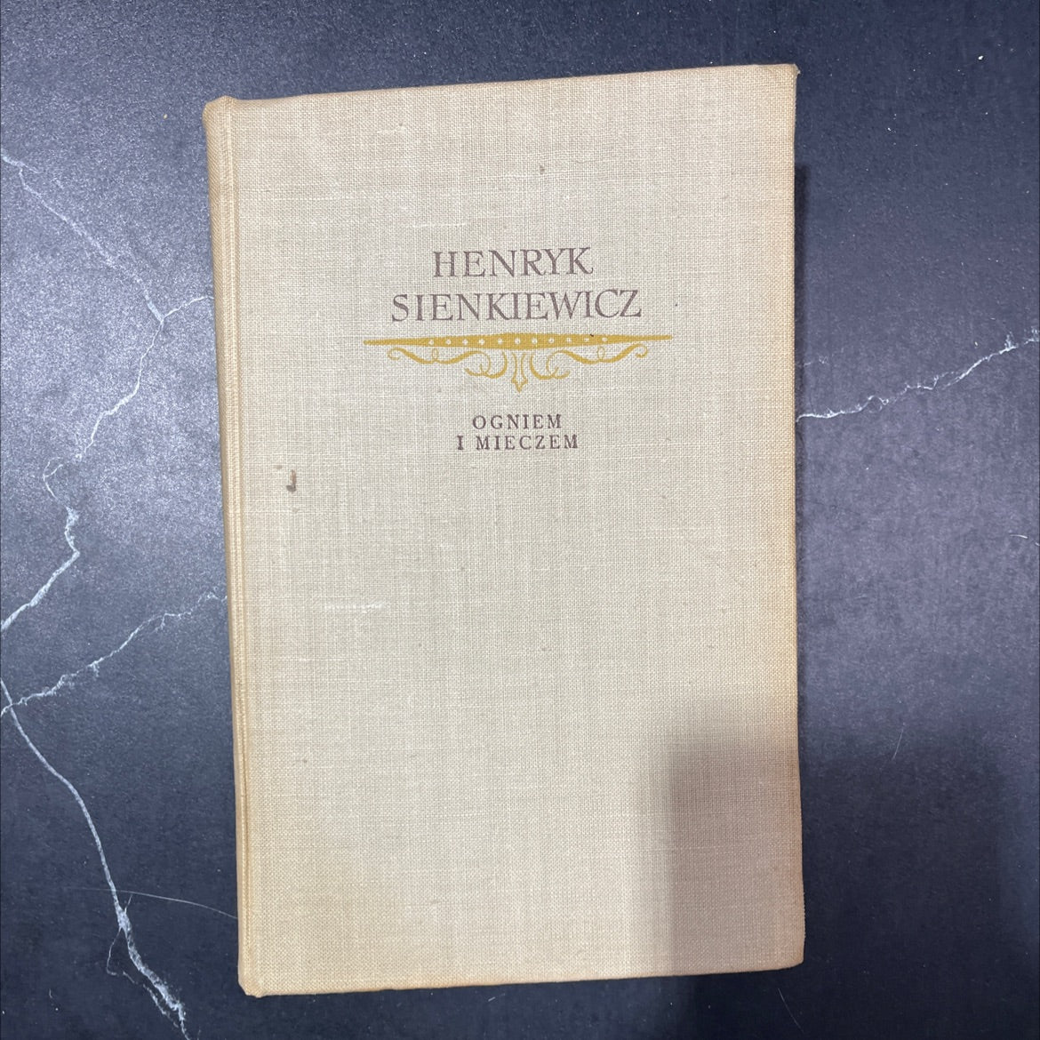 ogniem i mieczem book, by Henryk Sienkiewicz, 1958 Hardcover image 1