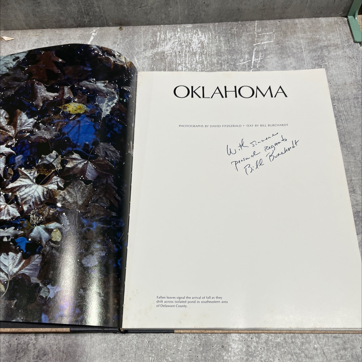 oklahoma photographs book, by david fitzgerald, 1979 Hardcover image 2