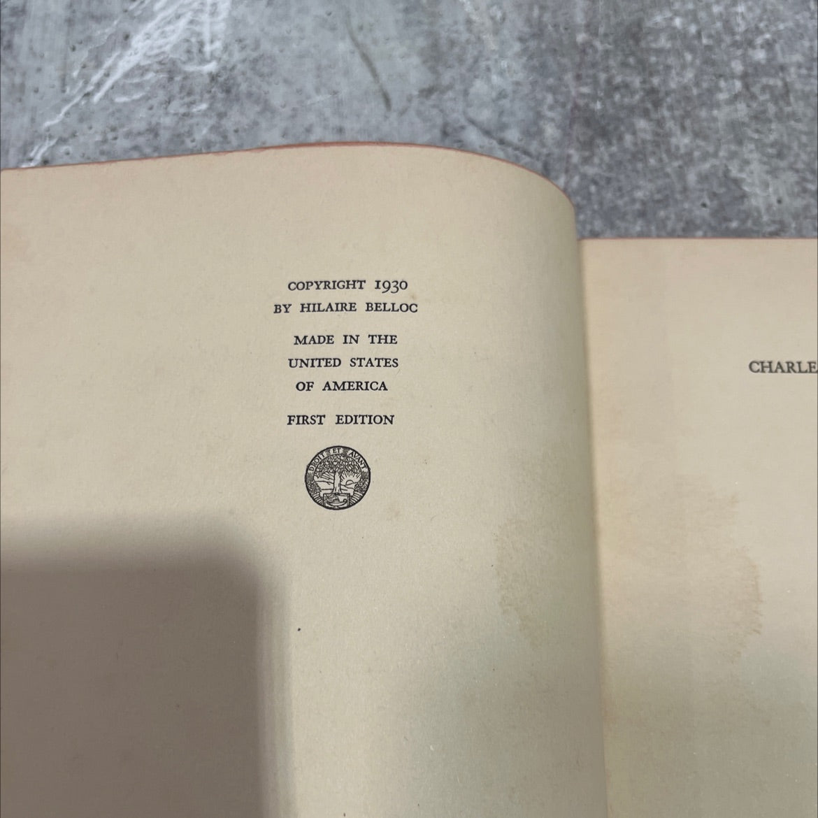 olbein don wolsey book, by hilaire belloc, 1930 Hardcover image 3