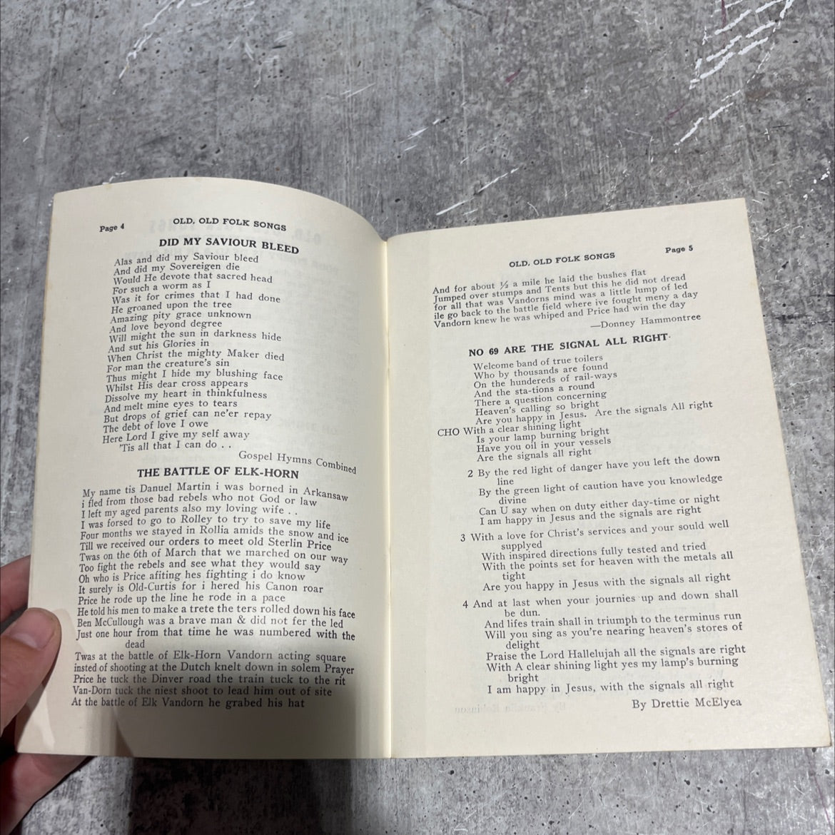 old, old folk songs book, by Fred High, 2023 Paperback image 4