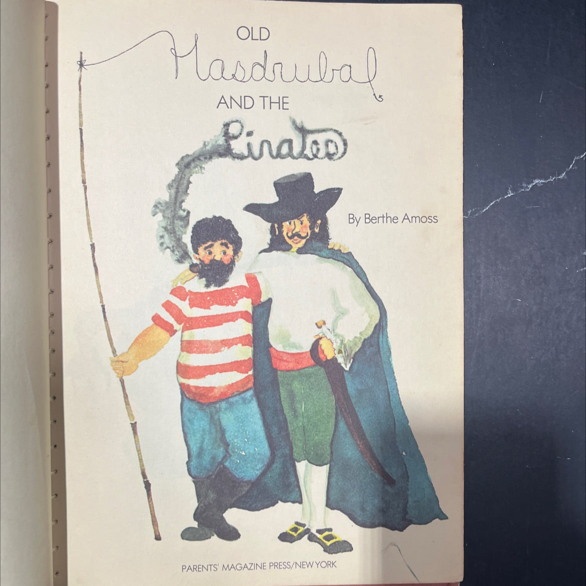 old hasdrubal and the linate parents' magazine press/new york book, by berthe amoss, 1971 Hardcover image 2