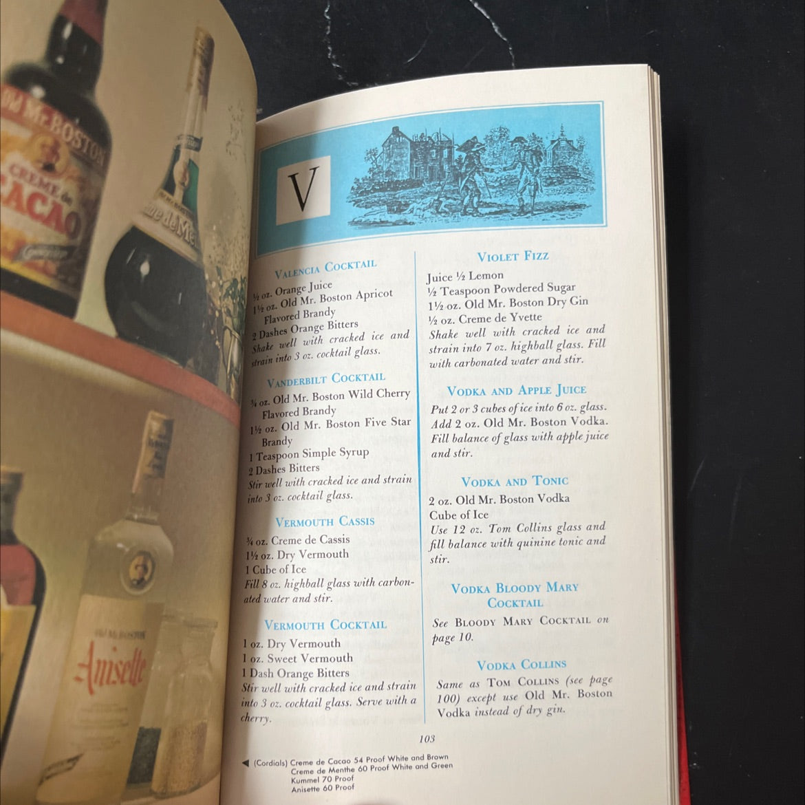 old m boston de lux official bartender's guide book, by leo cotton, 1963 Hardcover image 4