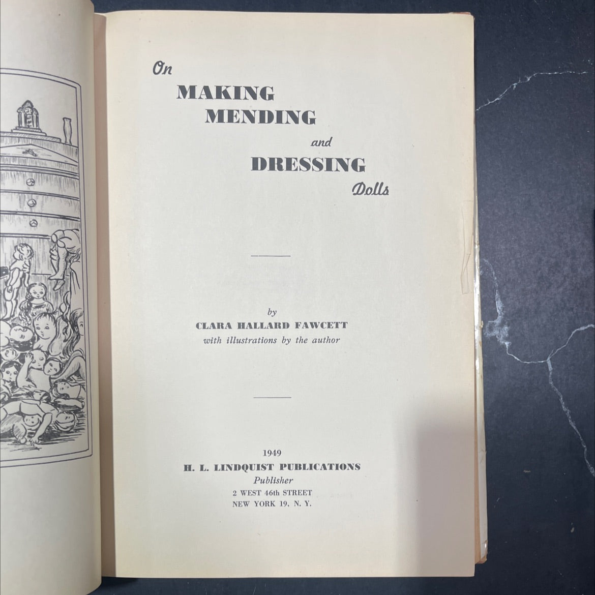 on making mending and dressing book, by clara hallard fawcett, 1949 Hardcover image 2