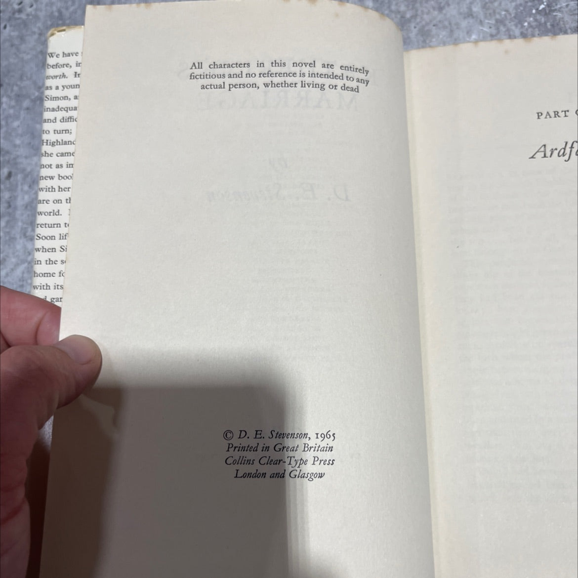 on ob e ughter haw katherine's marriage book, by d. e. stevenson, 1965 Hardcover image 3