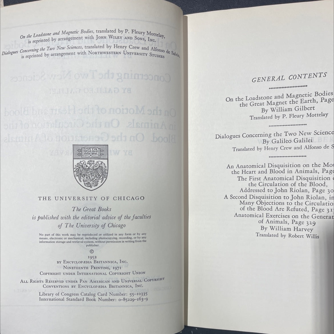 on the loadstone and magnetic bodies book, by william gilbert, 1971 Hardcover image 3