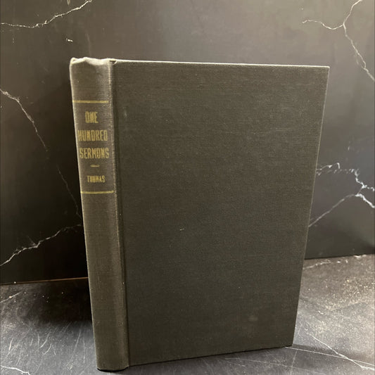 one hundred sermons a collection of bible subjects homiletically treated book, by leslie g. thomas, 1956 Hardcover image 1