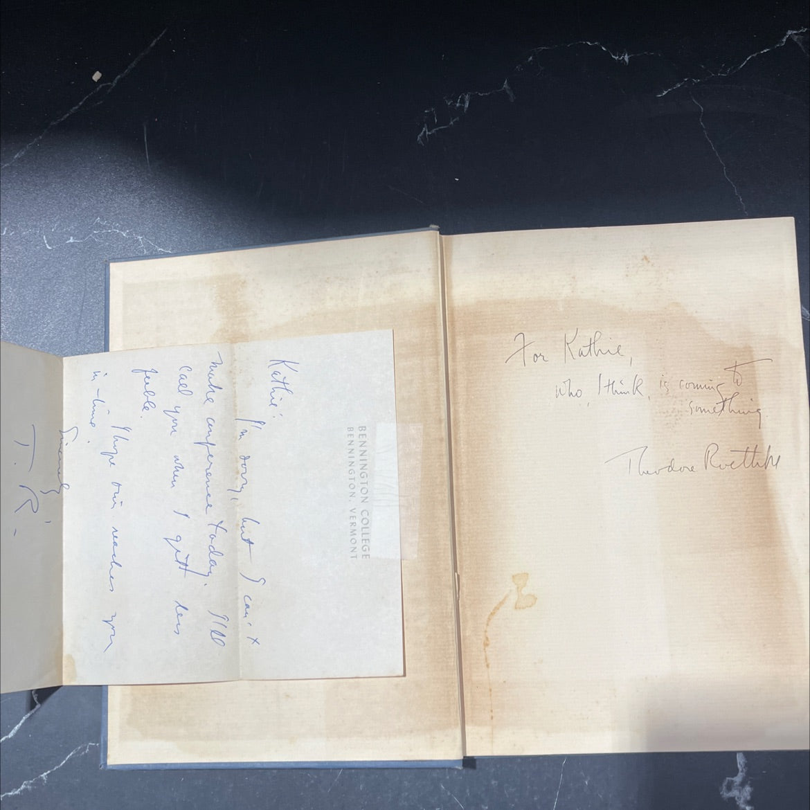 SIGNED open house book, by theodore roethke, 1941 Hardcover, First Edition, Rare, Antique image 4