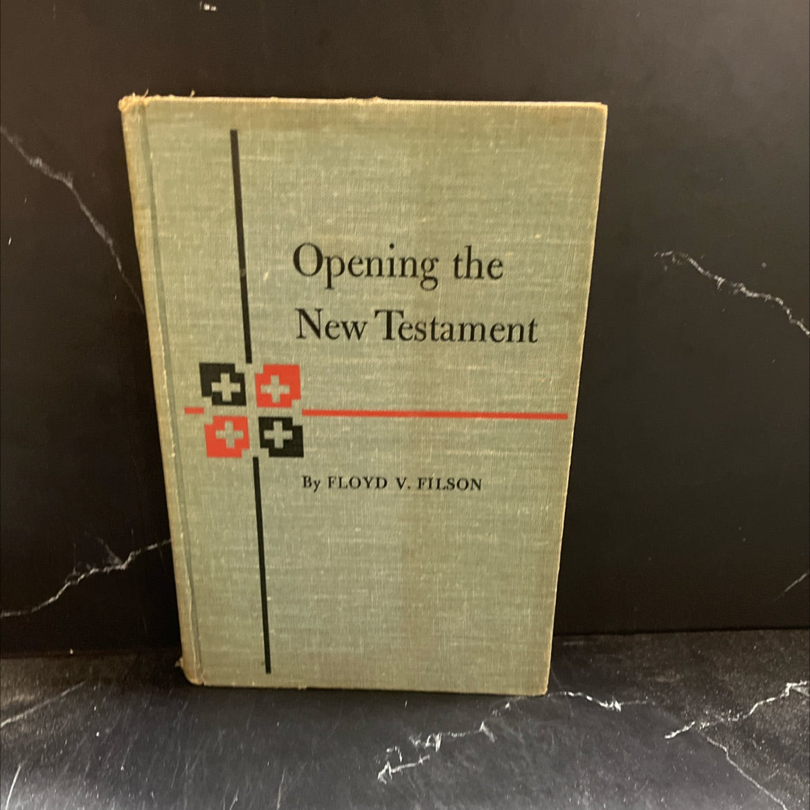 opening the new testament book, by floyd v. filson, 1952 Hardcover image 1